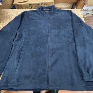 Navy Blue Fleece Jacket